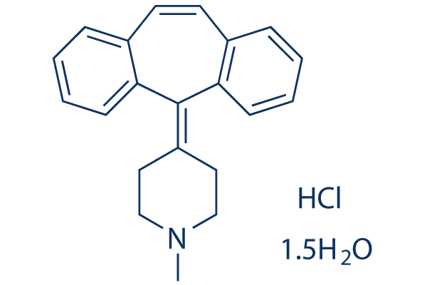 Cyproheptadine hydrochloride sesquihydrate